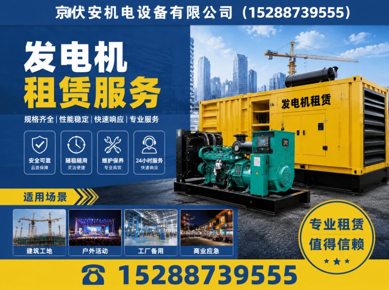 通化静音发电车租赁展示图