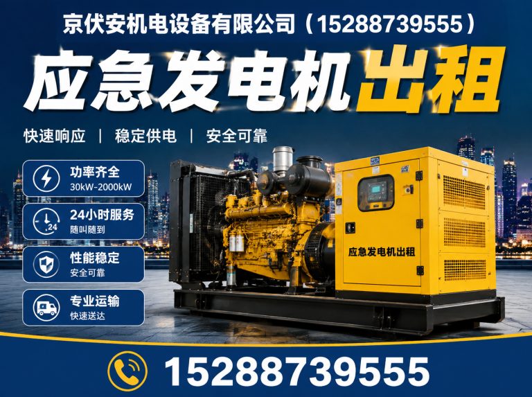 通化发电机租赁展示图